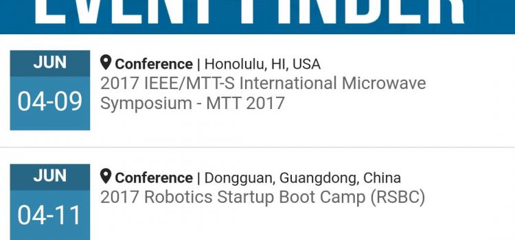 معرفی اپلیکیشن رسمی IEEE برای موبایل جهت آگاهی از کنفرانس های IEEE در کشورهای مختلف