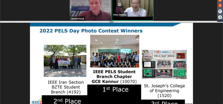 کسب رتبه دوم مسابقه بین المللی IEEE PELS DAY 2022 توسط IEEE  Iran Section BZTE Student Branch