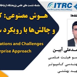 وبینار مجازی «هوش مصنوعی: کاربردها و چالشها با رویکرد سازمانی» وبینار مجازی «هوش مصنوعی: کاربردها و چالشها با رویکرد سازمانی»