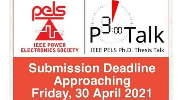 IEEE PELS Ph.D. Thesis Talk Award (P3 Talk)