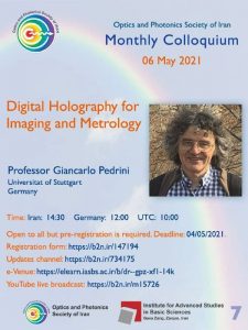 Digital Holography for Imaging and Metrology