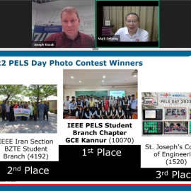 کسب رتبه دوم مسابقه بین المللی IEEE PELS DAY 2022 توسط IEEE  Iran Section BZTE Student Branch